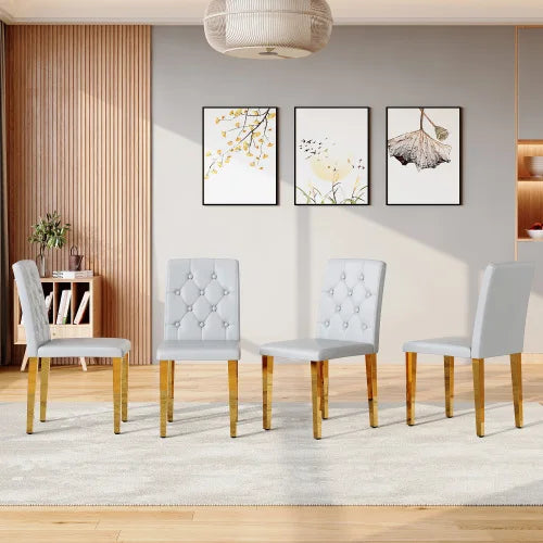 Liora Upholstered Dining Chairs – Set of 4