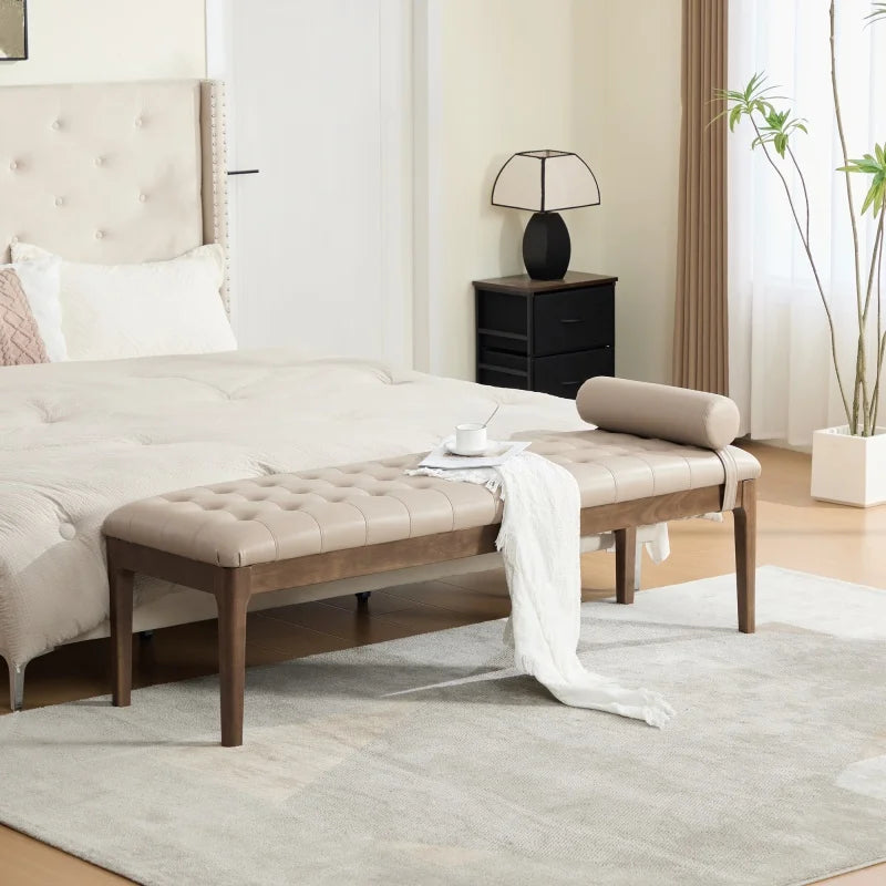 Elvarenae Varenne Tufted Accent Bench