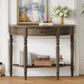 Noelle Half-Moon Console Table