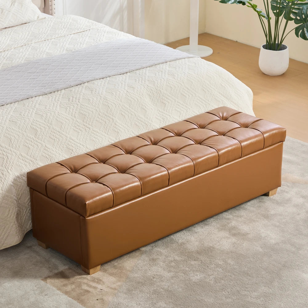 Elvarenae Valenne Tufted Storage Bench