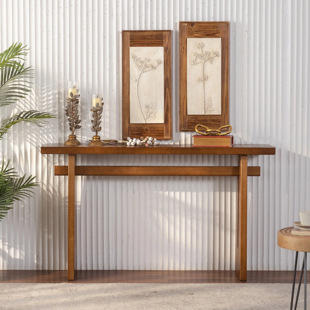 Alder Twin-Support Console Table
