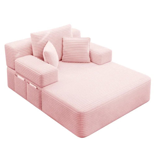 Lyra Corduroy Convertible Chaise