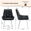 Noelle Crocodile-Pattern Dining Chairs – Set of 2
