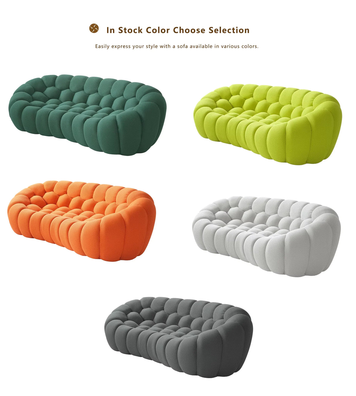 Oria Bubble Sofa Collection