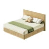 Fluted Platform Bed