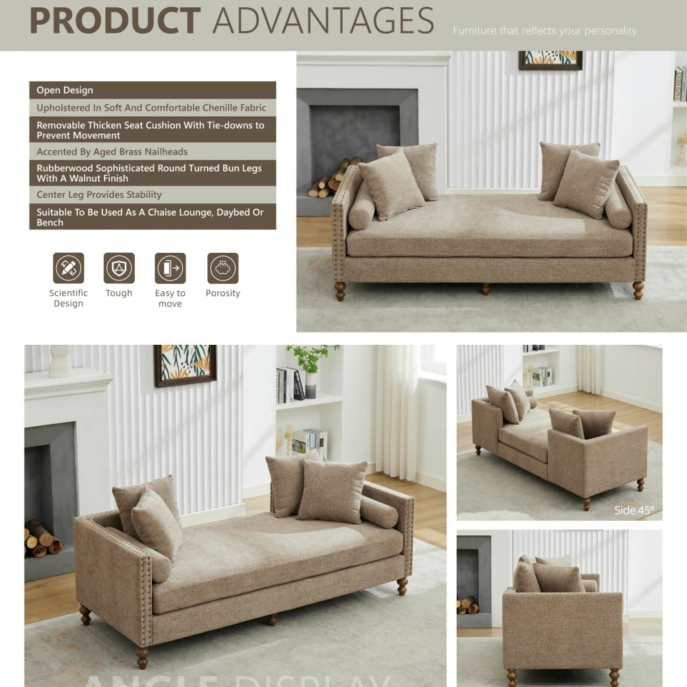 Elvarenae Marienne Chaise Bench