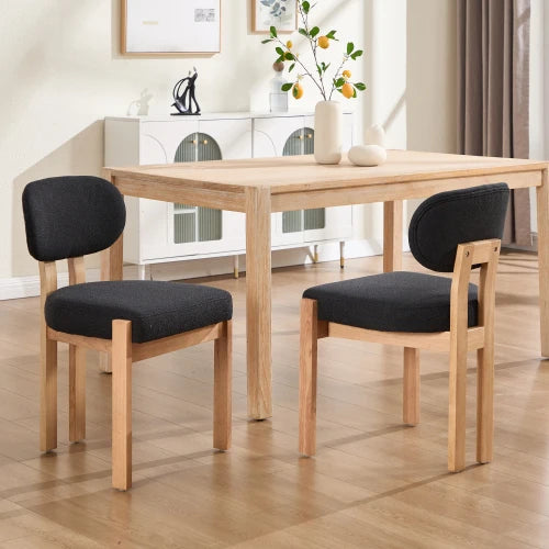 Odette Wood Dining Chairs – Set of 2