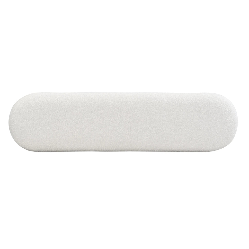 Elvarenae Orienne Bouclé Pedestal Bench