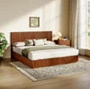 Fluted Platform Bed