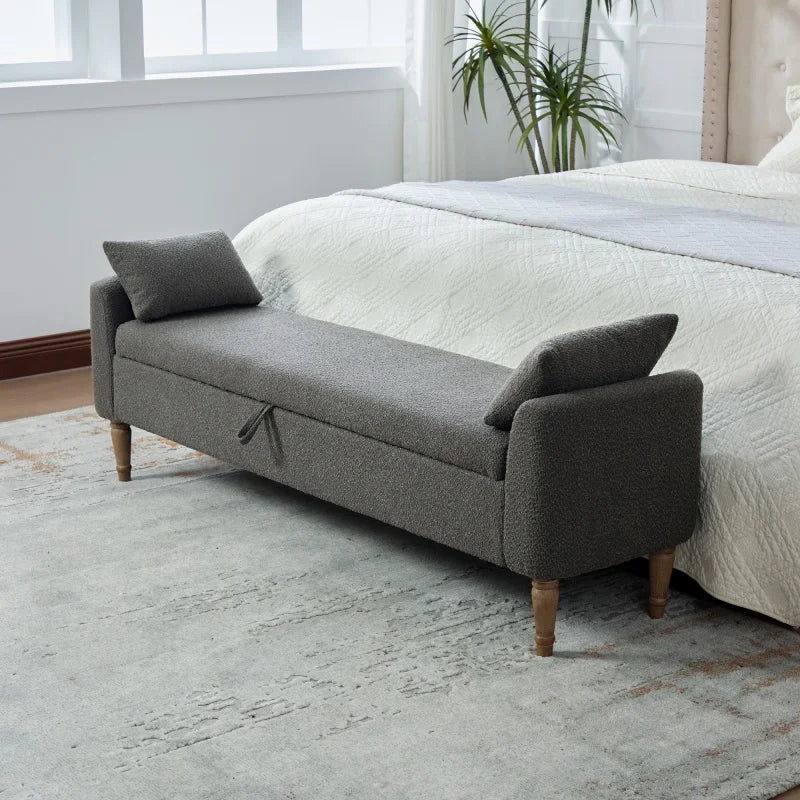 Elvarenae Liselle Upholstered Storage Bench