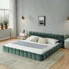 Block-Tufted Chenille Bed