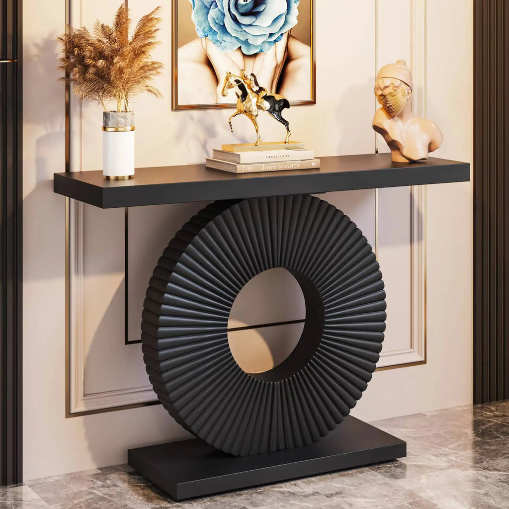 Ronde Geometric Console Table