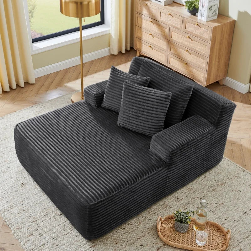 Solene Corduroy Lounge Chair