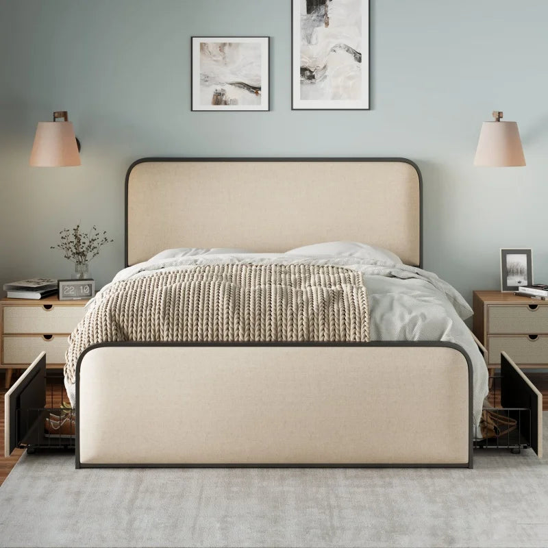 Calista Upholstered Storage Bed