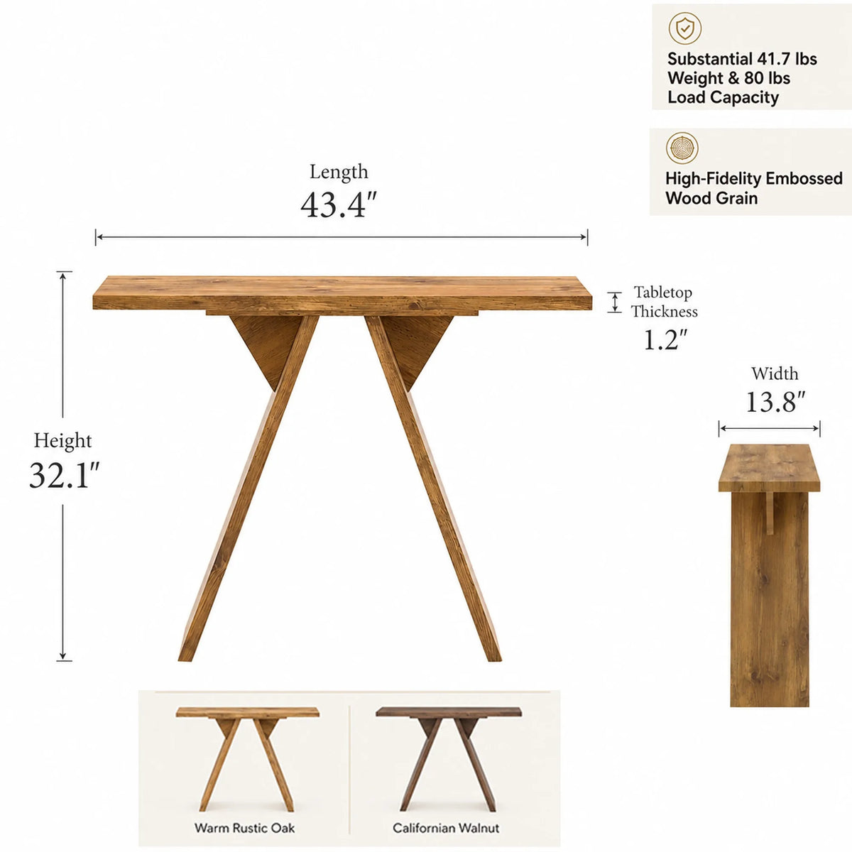 Varen V-Base Console Table