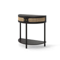 Ravelle Half-Moon Console Table