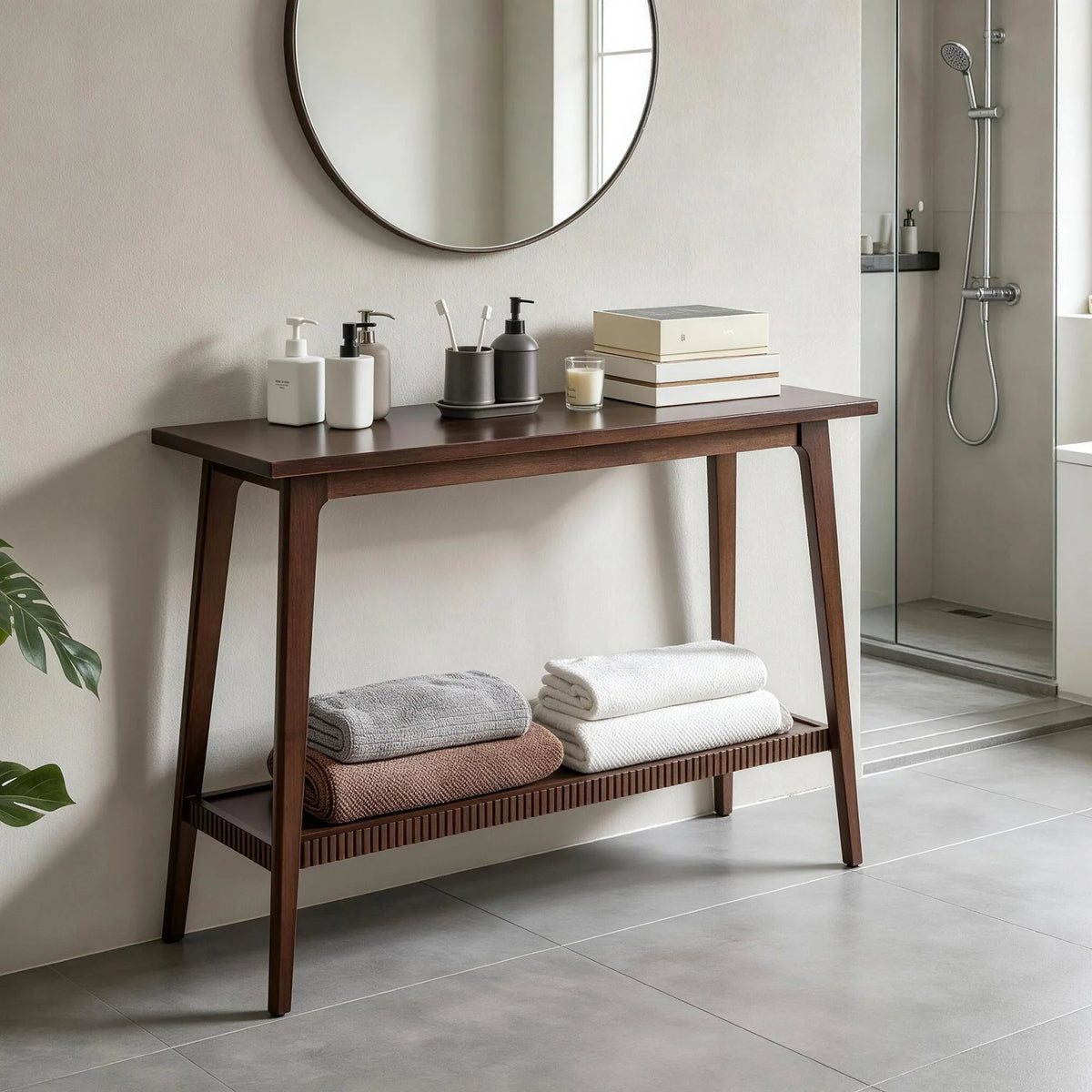 Haven Rubberwood Console Table