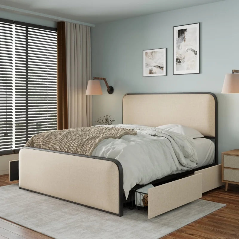 Calista Upholstered Storage Bed