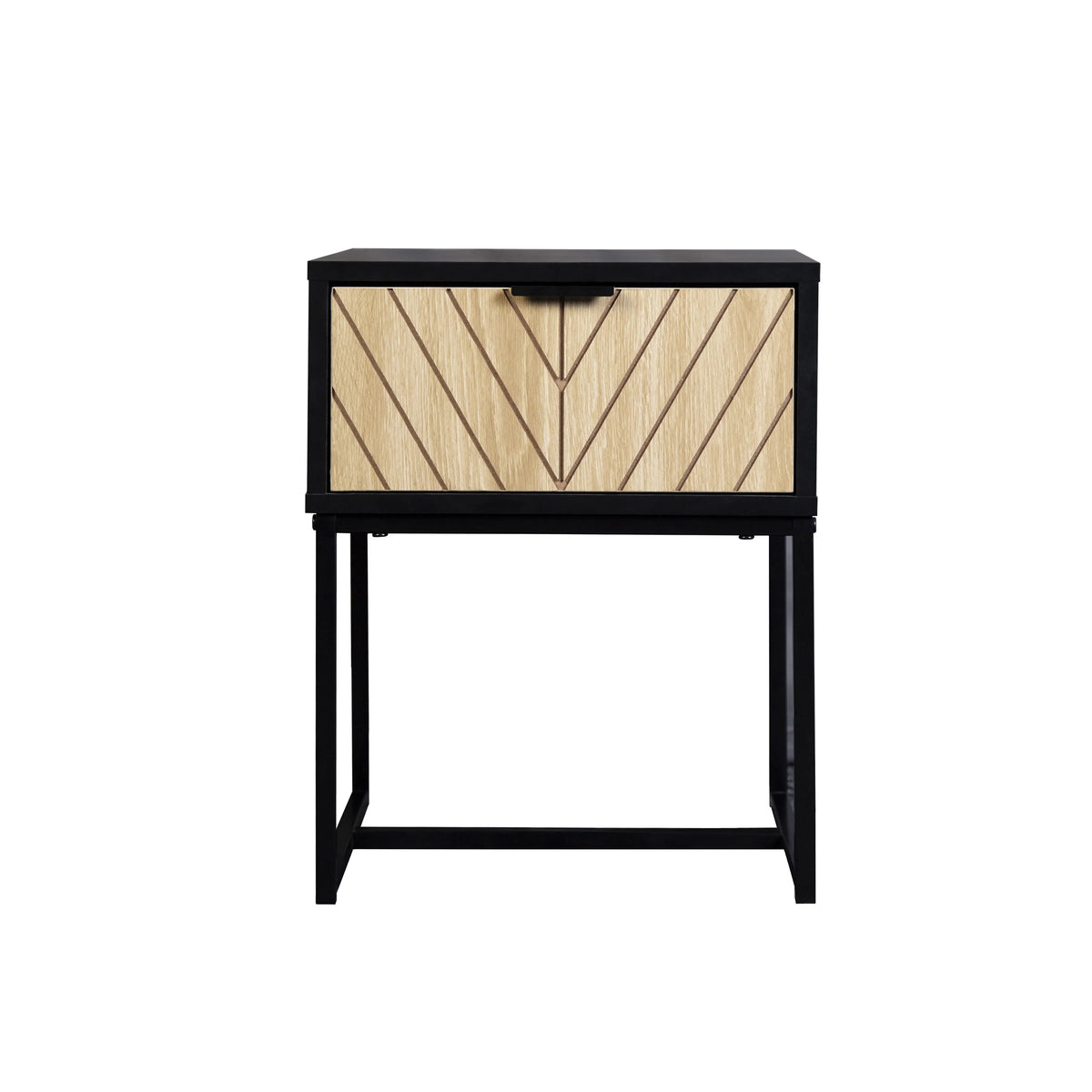 Modern Entryway Console Table with Storage Drawer, Compact Side Accent Table, Black Finish...