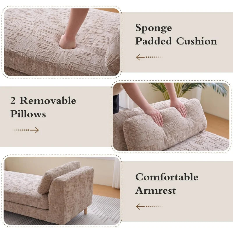 Laurenne Chenille Daybed Bench