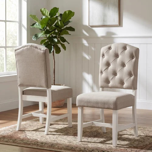 Celeste Tufted Dining Chairs – Set of 2