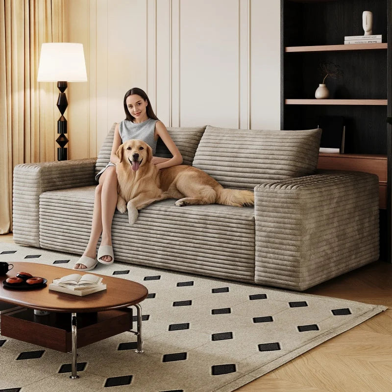 Corin Corduroy Deep-Seat Sofa