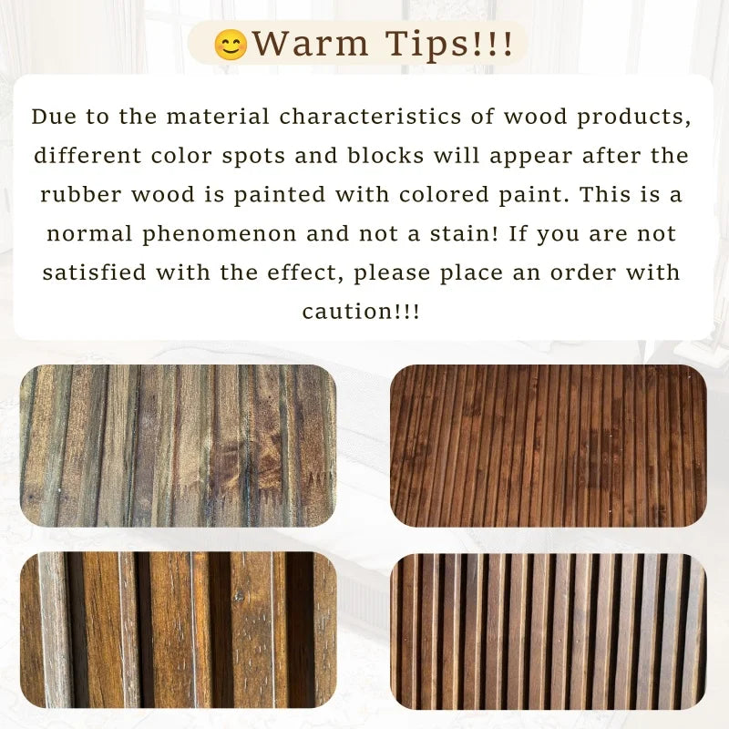 Fluted Wood Platform Bed