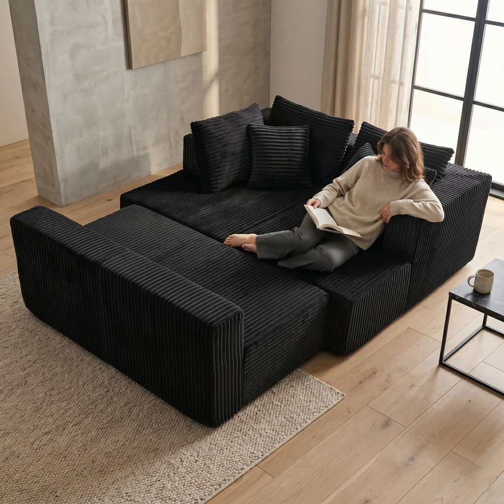 Vesper Corduroy U-Shaped Sectional