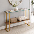 Cavelle Glass Console Table