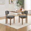 Odette Wood Dining Chairs – Set of 2