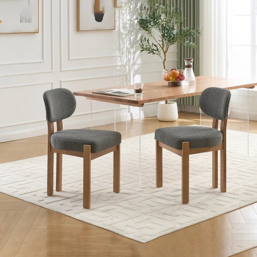 Odette Wood Dining Chairs – Set of 2