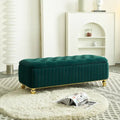 Elvarenae Dorelle Velvet Storage Ottoman