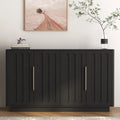 Caldera Fluted Sideboard — Black