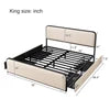 Calista Upholstered Storage Bed