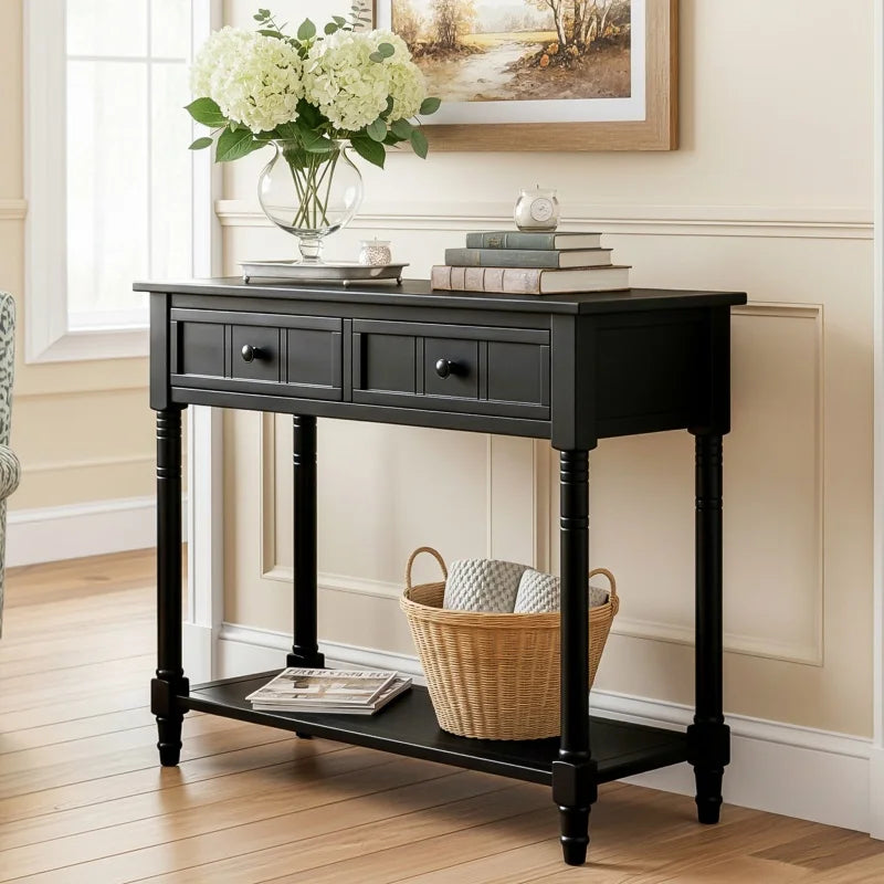 Noelle Carved Console Table