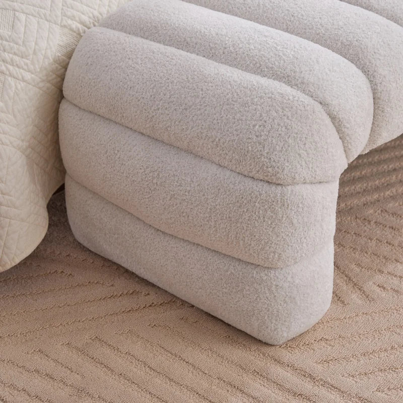 Elvarenae Aveline Channel-Tufted Bench