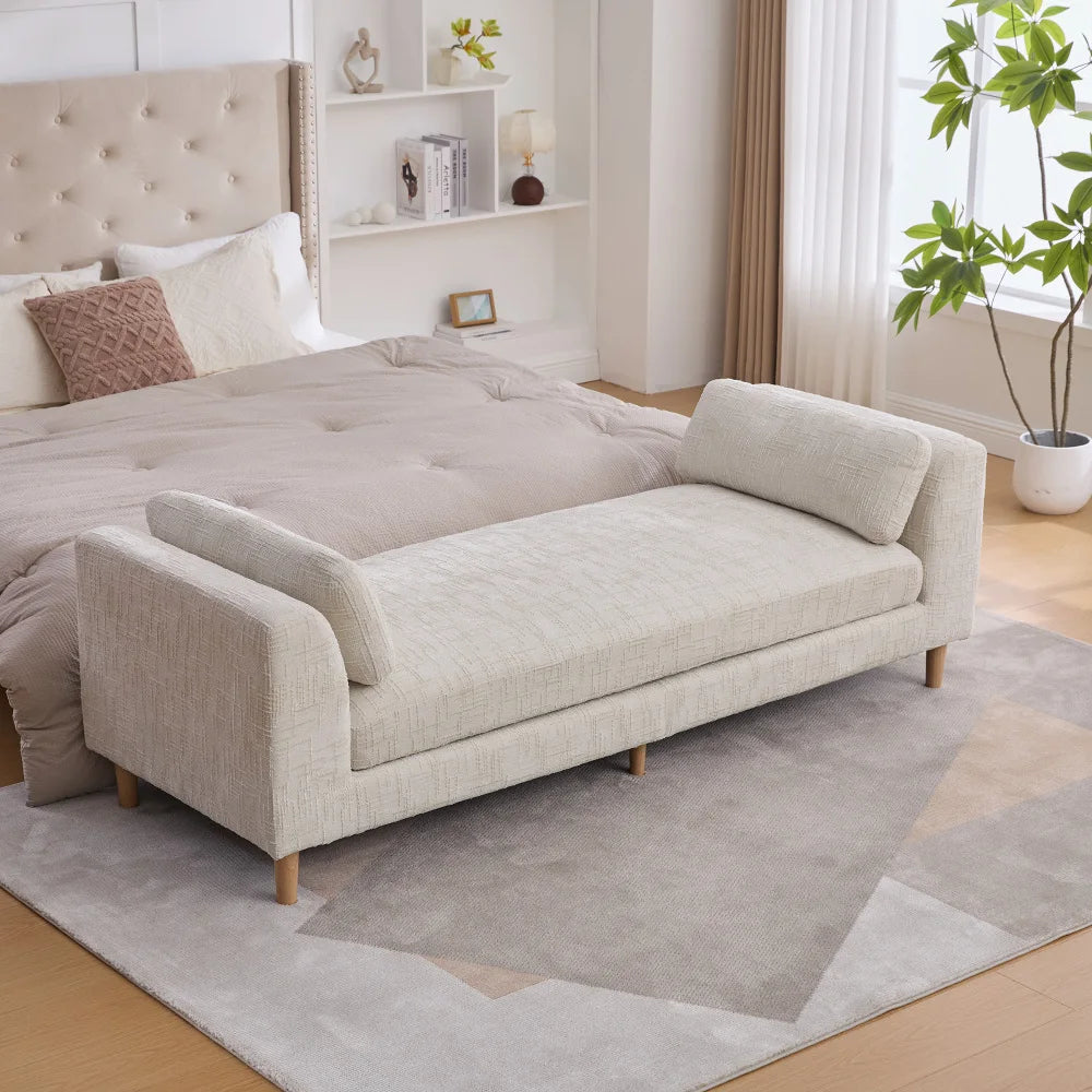 Elvarenae Laurenne Chenille Daybed Bench