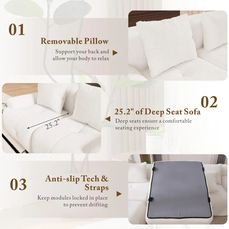 Isolde Modular Cloud Sectional Collection