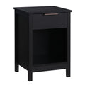 Nightstand with Drawer,3-Tier End Side Table with Storage Drawer and Shelf,Modern Bedside Night Stand for Bedroom, Living Room-R