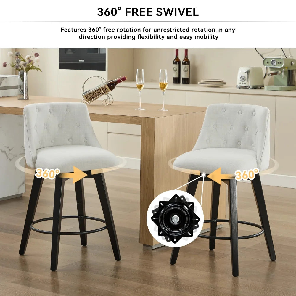 Camille Minimalist Dining Chairs – Set of 2