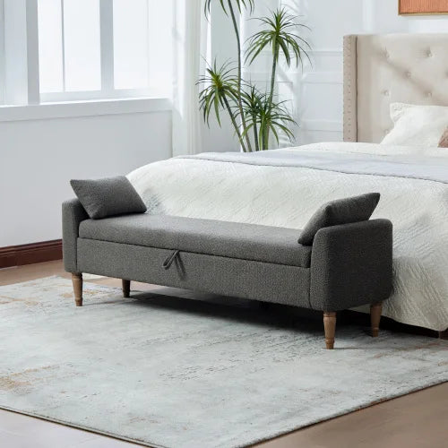 Elvarenae Liselle Upholstered Storage Bench