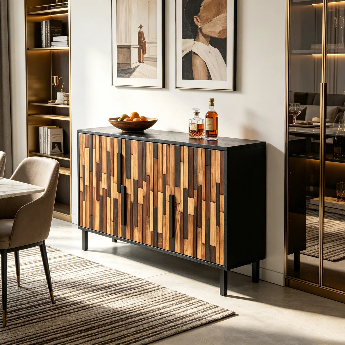 Marquet Patterned Sideboard