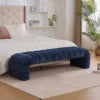 Elvarenae Aveline Channel-Tufted Bench