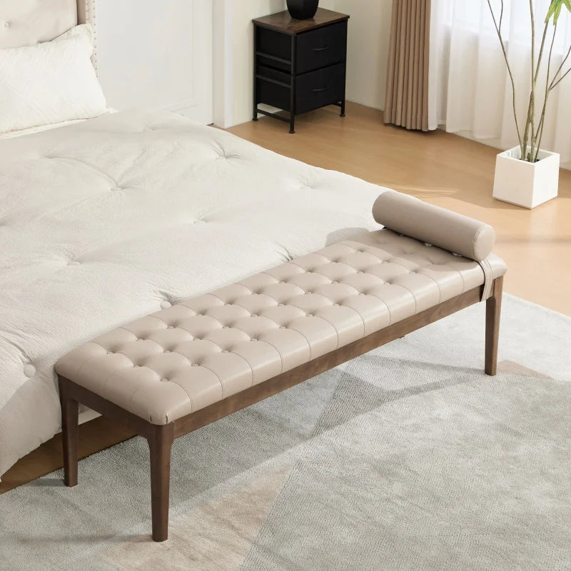 Elvarenae Varenne Tufted Accent Bench