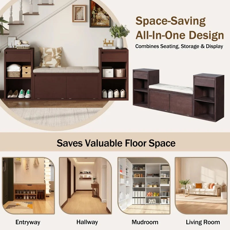 Brielle Shoe Storage Bench