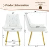 Noelle Crocodile-Pattern Dining Chairs – Set of 2