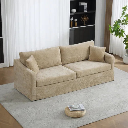 Brielle Chenille Tufted Sofa