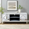 Mirrored Diamond TV Console