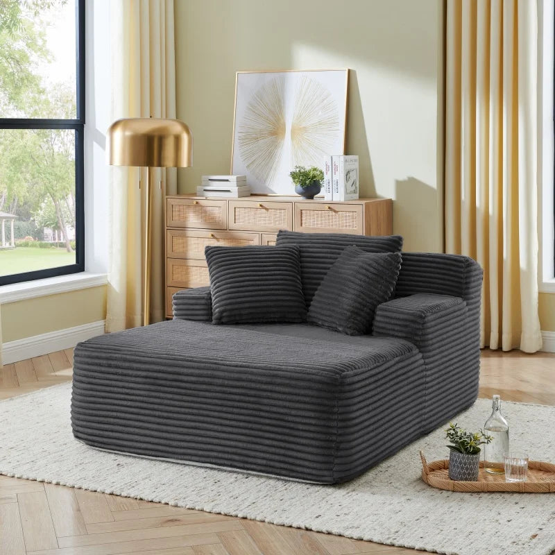 Solene Corduroy Lounge Chair
