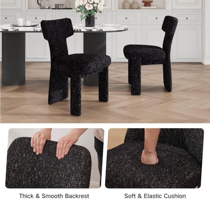 Lucien Upholstered Dining Chairs – Set of 2